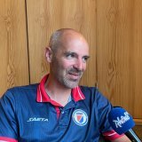 Nicolas Délepine, sélectionneur de l'équipe d'Haïti